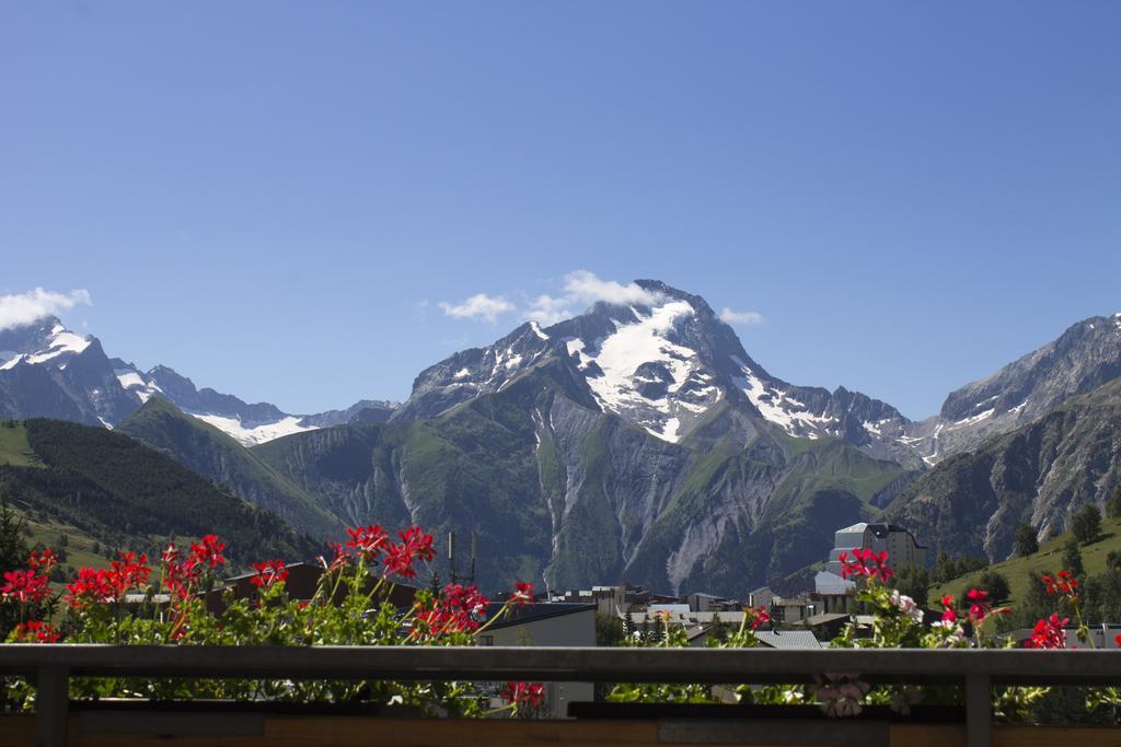 Hotel Adret Les Deux Alpes Bagian luar foto